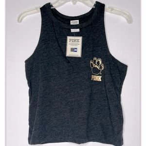 PINK Victoria’s Secret Collegiate Tank Top Pittsburgh Women XS Cut Out Neck